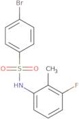 4-bromo-N-(3-fluoro-2-methylphenyl)benzene-1-sulfonamide