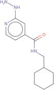 N-(Cyclohexylmethyl)-2-hydrazinylpyridine-4-carboxamide