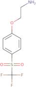 1-(2-Aminoethoxy)-4-trifluoromethanesulfonylbenzene