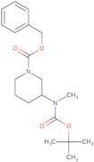 Benzyl 3-((tert-butoxycarbonyl)(methyl)amino)piperidine-1-carboxylate