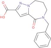 5-Benzyl-4-oxo-5,6,7,8-tetrahydro-4H-pyrazolo[1,5-a][1,4]diazepine-2-carboxylic acid