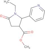 rac-Methyl (2R,3R)-1-ethyl-5-oxo-2-(pyridin-3-yl)pyrrolidine-3-carboxylate