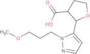 rac-(2R,3R)-2-[1-(3-Methoxypropyl)-1H-pyrazol-5-yl]oxolane-3-carboxylic acid