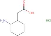 2-[2-Aminocyclohexyl]aceticacidhydrochloride,cis