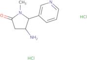 rac-(4R,5S)-4-Amino-1-methyl-5-(pyridin-3-yl)pyrrolidin-2-one dihydrochloride