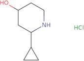 rac-(2S,4R)-2-Cyclopropyl-4-piperidinol hydrochloride