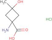 rac-(1R,3S)-1-Amino-3-hydroxy-3-methylcyclobutane-1-carboxylic acid hydrochloride