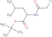 tert-Butyl (2R)-2-(2-chloroacetamido)-4-methylpentanoate