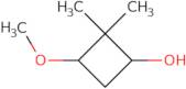 rac-(1R,3S)-3-Methoxy-2,2-dimethylcyclobutan-1-ol