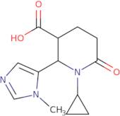 rac-(2R,3R)-1-Cyclopropyl-2-(1-methyl-1H-imidazol-5-yl)-6-oxopiperidine-3-carboxylic acid