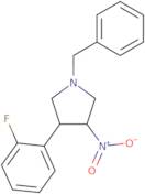 rac-(3R,4S)-1-Benzyl-3-(2-fluorophenyl)-4-nitropyrrolidine