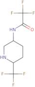rac-2,2,2-Trifluoro-N-[(3R,6S)-6-(trifluoromethyl)piperidin-3-yl]acetamide