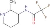 rac-2,2,2-Trifluoro-N-[(2R,3R)-2-methylpiperidin-3-yl]acetamide