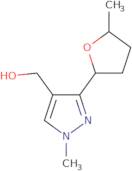 rac-{1-Methyl-3-[(2R,5R)-5-methyloxolan-2-yl]-1H-pyrazol-4-yl}methanol