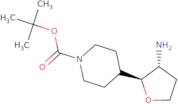 rac-tert-Butyl 4-[(2R,3S)-3-aminooxolan-2-yl]piperidine-1-carboxylate