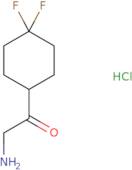 2-Amino-1-(4,4-difluorocyclohexyl)ethan-1-one hydrochloride