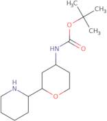 tert-Butyl N-[2-(piperidin-2-yl)oxan-4-yl]carbamate