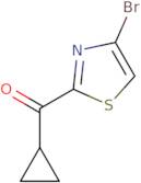 4-Bromo-2-cyclopropanecarbonyl-1,3-thiazole