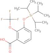 2-(Trifluoromethoxy)-3-{[tris(propan-2-yl)silyl]oxy}benzoic acid