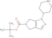 tert-Butyl 1-(piperidin-4-yl)-1H,4H,5H,6H-pyrrolo[3,4-c]pyrazole-5-carboxylate