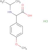 2-(4-Methoxyphenyl)-2-[(propan-2-yl)amino]acetic acid hydrochloride