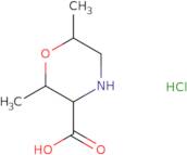 2,6-Dimethylmorpholine-3-carboxylic acid hydrochloride