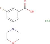 3-Fluoro-5-(morpholin-4-yl)benzoic acid hydrochloride