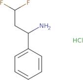 3,3-Difluoro-1-phenylpropan-1-amine hydrochloride