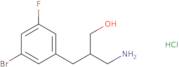 3-Amino-2-[(3-bromo-5-fluorophenyl)methyl]propan-1-ol hydrochloride