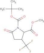 1-tert-Butyl 2-methyl 5-oxo-3-(trifluoromethyl)pyrrolidine-1,2-dicarboxylate