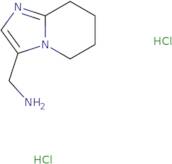 {5H,6H,7H,8H-Imidazo[1,2-a]pyridin-3-yl}methanamine dihydrochloride