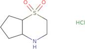 Octahydrocyclopenta[b][1,4]thiazine 1,1-dioxide hydrochloride