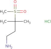 3-Methanesulfonyl-3-methylbutan-1-amine hydrochloride