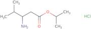 Propan-2-yl 3-amino-4-methylpentanoate hydrochloride