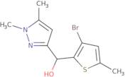 (3-Bromo-5-methylthiophen-2-yl)(1,5-dimethyl-1H-pyrazol-3-yl)methanol