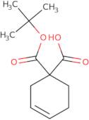 1-[(tert-Butoxy)carbonyl]cyclohex-3-ene-1-carboxylic acid
