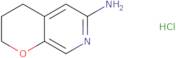 2H,3H,4H-Pyrano[2,3-c]pyridin-6-amine hydrochloride