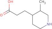 3-(3-Methylpiperidin-4-yl)propanoic acid