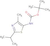 tert-Butyl N-[4-methyl-2-(propan-2-yl)-1,3-thiazol-5-yl]carbamate