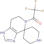 2,2,2-Trifluoro-1-{1,5,6,7-tetrahydrospiro[imidazo[4,5-c]pyridine-4,4'-piperidine]-5-yl}ethan-1-one