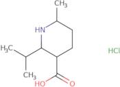 6-Methyl-2-(propan-2-yl)piperidine-3-carboxylic acid hydrochloride