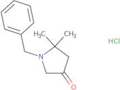 1-Benzyl-5,5-dimethylpyrrolidin-3-one hydrochloride