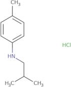 4-Methyl-N-(2-methylpropyl)aniline hydrochloride