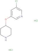 3-Chloro-5-(piperidin-4-yloxy)pyridine dihydrochloride