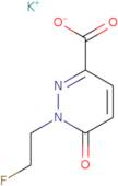 Potassium 1-(2-fluoroethyl)-6-oxo-1,6-dihydropyridazine-3-carboxylate