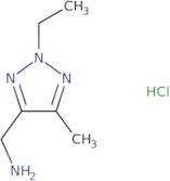 1-(2-Ethyl-5-methyl-2H-1,2,3-triazol-4-yl)methanamine hydrochloride