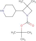 tert-Butyl 3,3-dimethyl-2-(piperidin-4-yl)azetidine-1-carboxylate