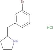 2-[(3-Bromophenyl)methyl]pyrrolidine hydrochloride