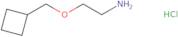 2-(Cyclobutylmethoxy)ethan-1-amine hydrochloride