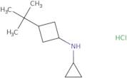 3-tert-Butyl-N-cyclopropylcyclobutan-1-amine hydrochloride